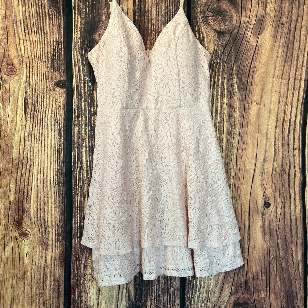 Lace Spaghetti Strap Dress